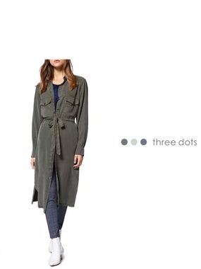 Three Dots Utility Tunic Duster